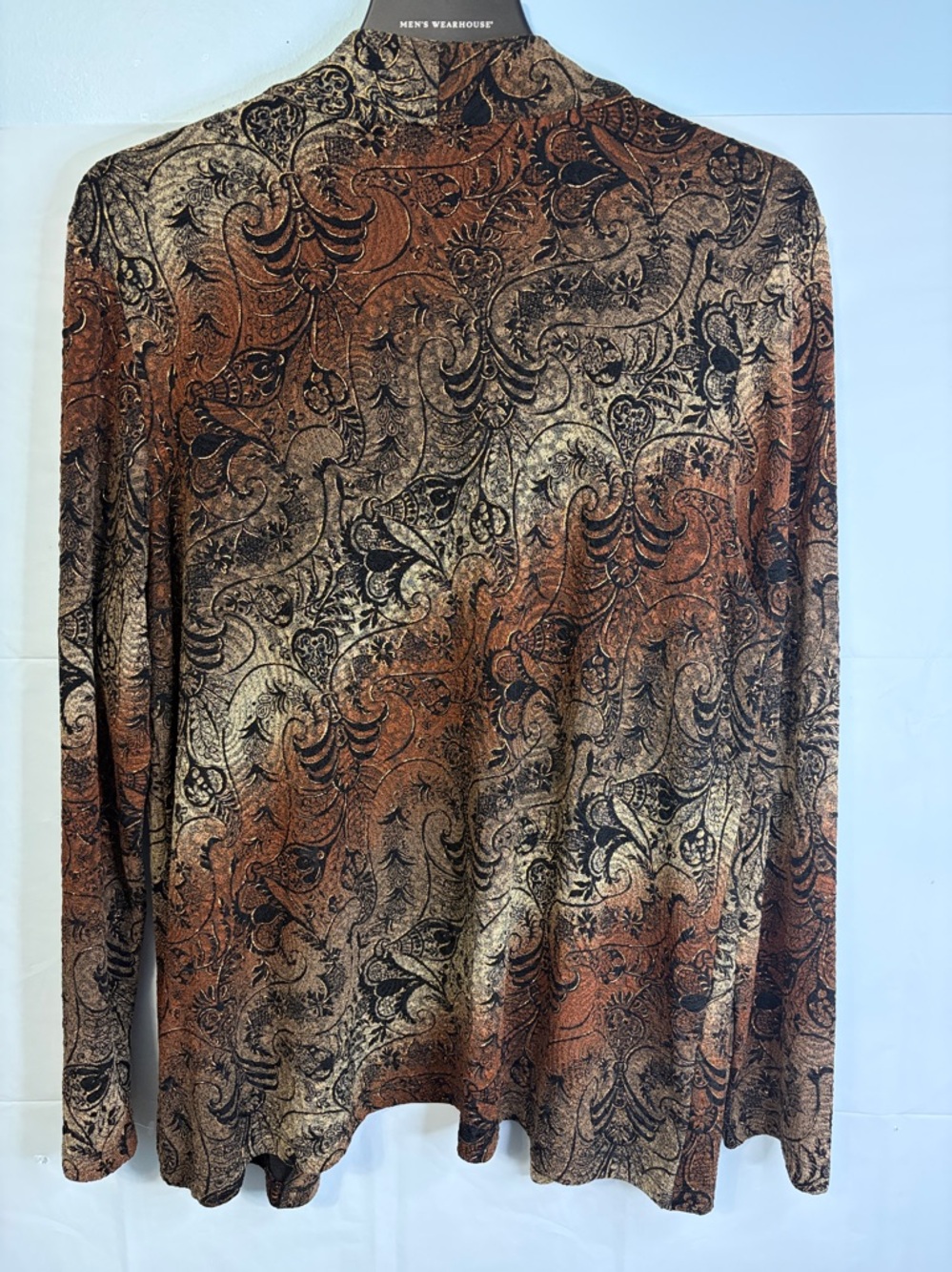JM Collection Multicolor Paisley Jacket - Picture 3 of 11